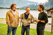 Tom Wallmann, Maximilian Brückner & Stephan Luca mit dem 4x50 R.N.P. Rum (©Foto: Johann Sturz)